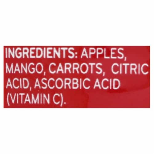 Beech-Nut Fruities Apple Mango & Carrot Puree Stage 2 Baby Food Pouch Perspective: bottom
