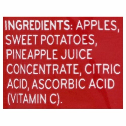 Beech-Nut Fruities Apple Sweet Potato & Pineapple Stage 2 Baby Food Perspective: bottom