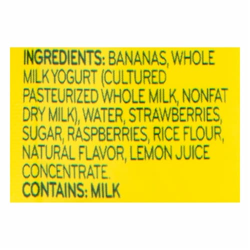 Beech-Nut Breakfast Yogurt Banana & Mixed Berry Stage 4 Baby Food Pouches Perspective: bottom