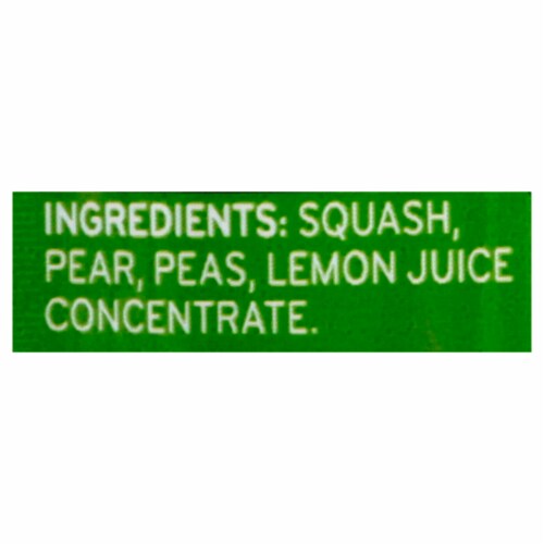 Beech-Nut Veggies Squash Peas & Pears Stage 2 Baby Food Perspective: bottom
