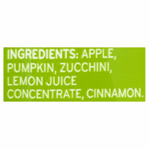 Beech-Nut® Veggies Stage 2 Pumpkin Zucchini & Apple Baby Food Pouches Perspective: bottom