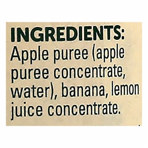 Beech-Nut Apple & Banana Stage 2 Baby Food Perspective: bottom