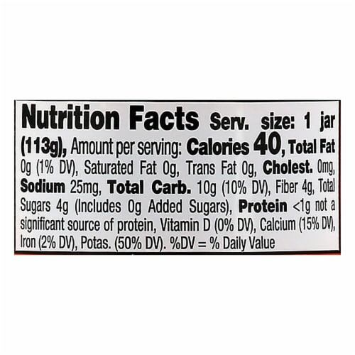 Beech-Nut Naturals Just Carrots Stage 1 Baby Food Perspective: bottom