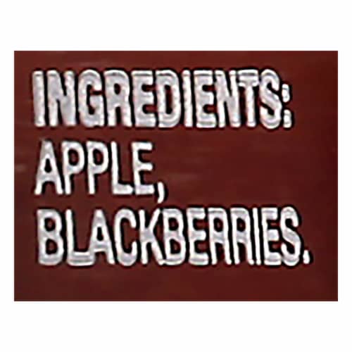 Beech-Nut Naturals Apple & Blackberry Stage 2 Baby Food Perspective: bottom