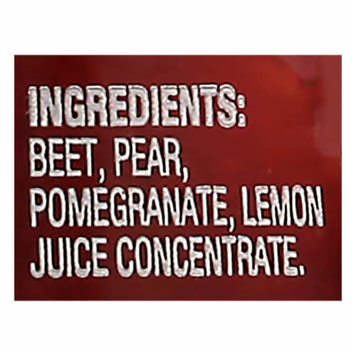 Beech-Nut Naturals Beets Pear & Pomegranate Stage 2 Baby Food Perspective: bottom