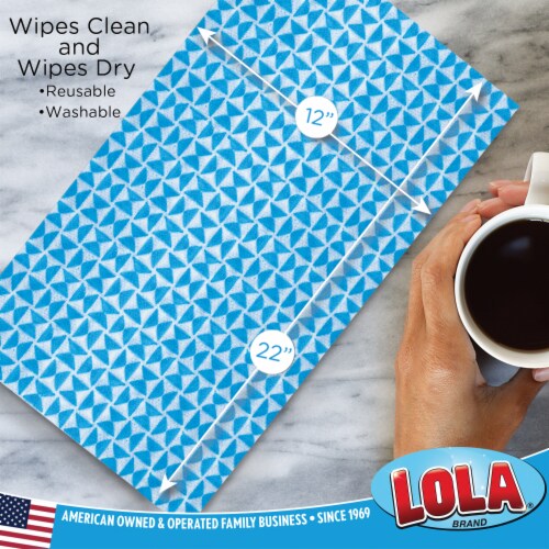 LOLA Anti-Microbial Clean N' Wipe Cloth, Comparable To Clorox Handi Wipes - 6 CT Perspective: bottom