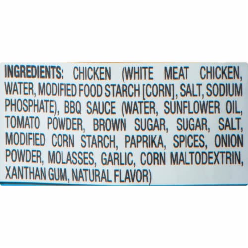 StarKist Chicken Creations Classic BBQ Premium White Chicken Perspective: bottom