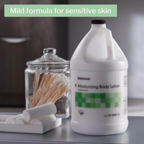 McKesson Cucumber Melon Scent Hand and Body Moisturizer Lotion 1 gal. Jug 53-28001-GL 1 Ct Perspective: bottom