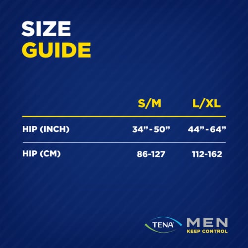 TENA Disposable Underwear Male Large / X-Large, 56 Ct Perspective: bottom