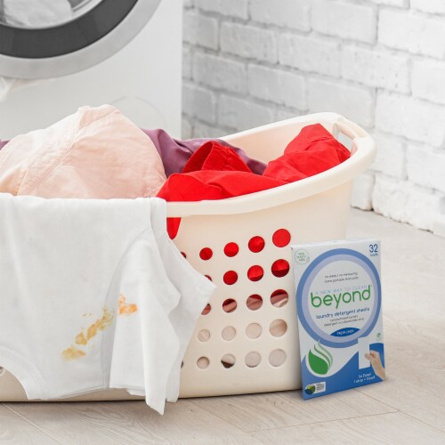 Beyond Concentrated Laundry Detergent Sheets.  Dye & Chlorine Free.  Zero Plastic Waste! Perspective: bottom