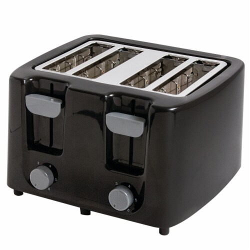 Continental 4-Slice Cool Touch Toaster Black Perspective: bottom