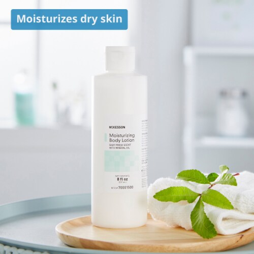 McKesson Baby Fresh Scent Hand and Body Moisturizer Lotion 8 oz. Bottle 70001500 36 Ct Perspective: bottom