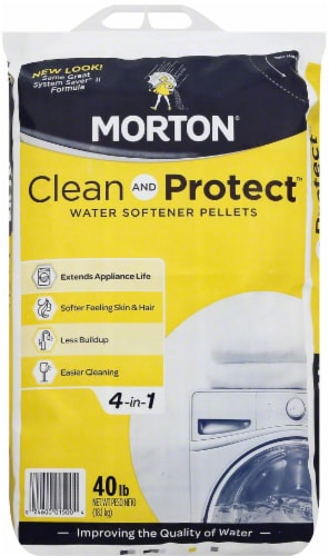 Morton® System Saver II Water Softening Pellets Perspective: front