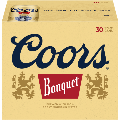 Coors Banquet Beer, 30 cans / 12 fl oz - Ralphs