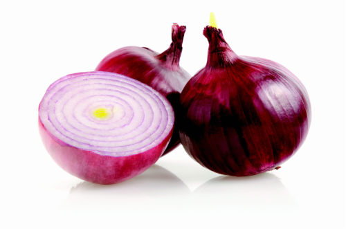 Red Onions Perspective: front