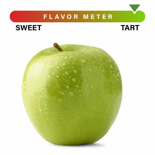 Large Granny Smith Apple - Each Perspective: front