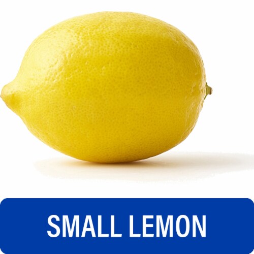 Fresh Small Lemon - Each Perspective: front