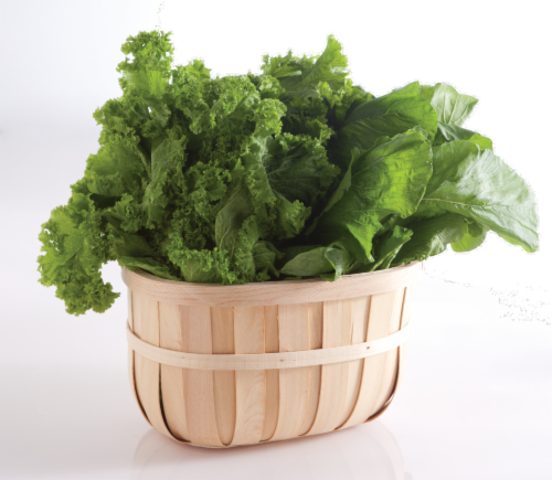Flat Mustard Greens Perspective: front