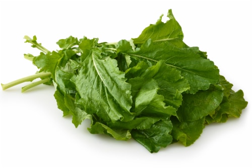 Jumbo Turnip Greens Bunch Perspective: front