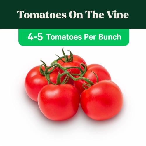 On the Vine Fresh Red Tomatoes-Order by the Bunch (4-5 tomatoes per bunch)