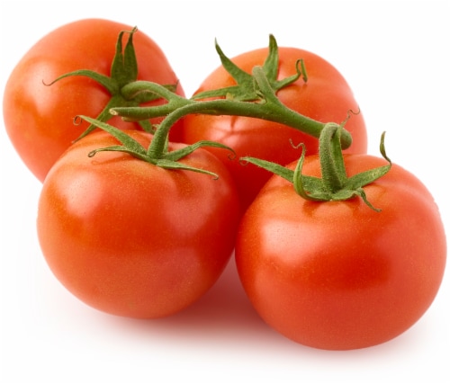 On the Vine Red Tomatoes (4-5 Tomatoes per Bunch) Perspective: front