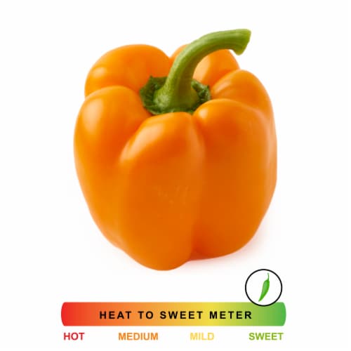 Orange Bell Pepper, 1 ct - Fry's Food Stores