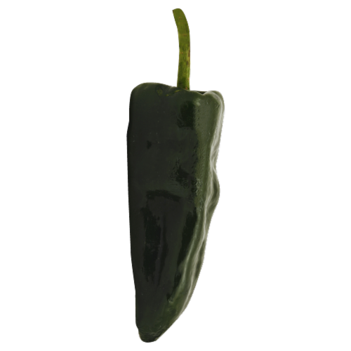 Pasilla Peppers Perspective: front