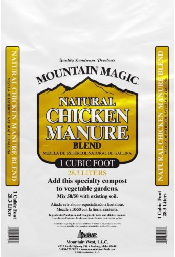 Mountain Magic Chicken Manure Perspective: front