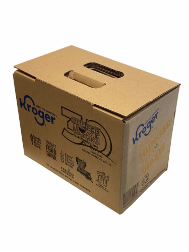 Kroger Donation Grocery Box Perspective: front
