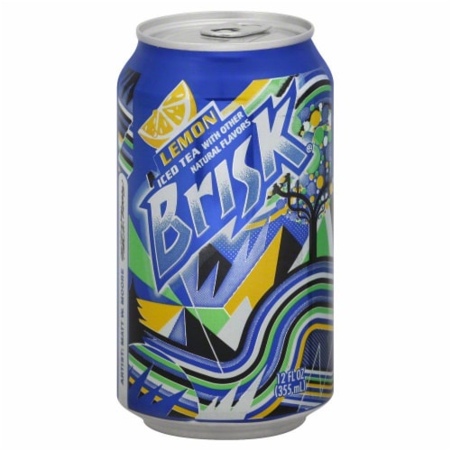 Brisk Lemon Flavor Iced Tea 12 oz. 12 pk. cans