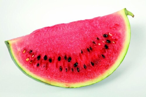 Watermelon - Seeded - 1/4 Perspective: front