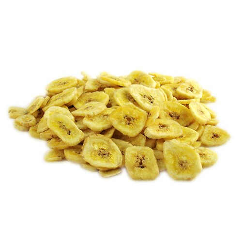 Organic Sweet Banana Chips Perspective: front