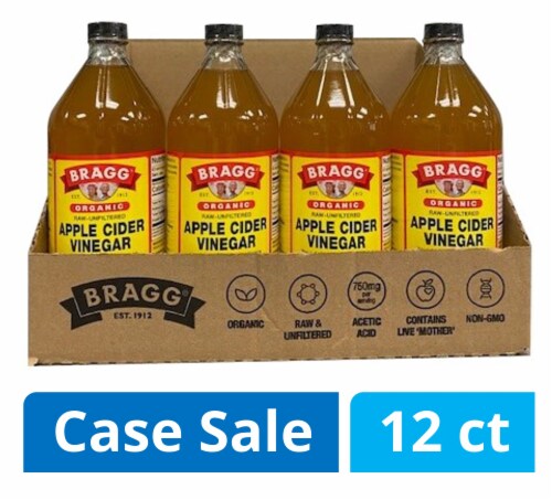 Bragg's Apple Cider Vinegar Case Sale Perspective: front