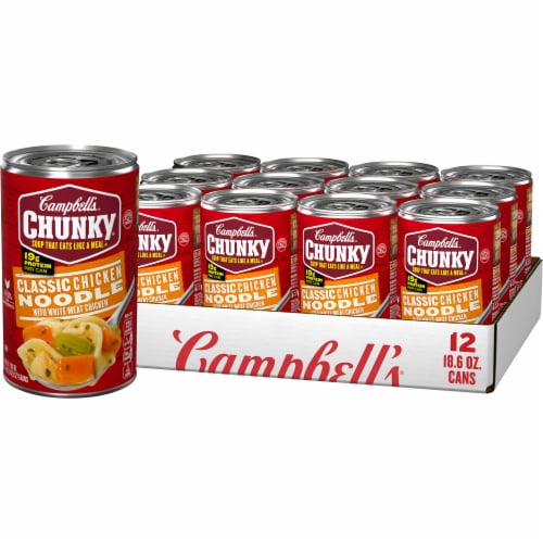 Campbell's® Chunky® Classic Chicken Noodle Soup Case Sale Perspective: front