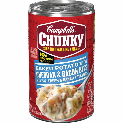 Campbell's® Chunky® Baked Potato with Cheddar & Bacon Bits Soup Case Sale Perspective: front