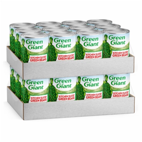 Green Giant® Kitchen Sliced Green Beans Case Sale Perspective: front