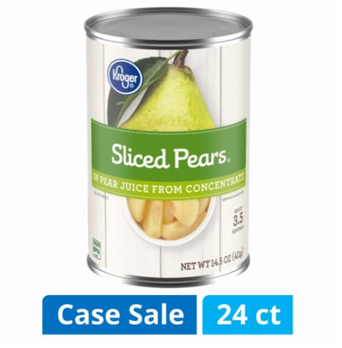 Kroger® Sliced Pears Case Sale Perspective: front
