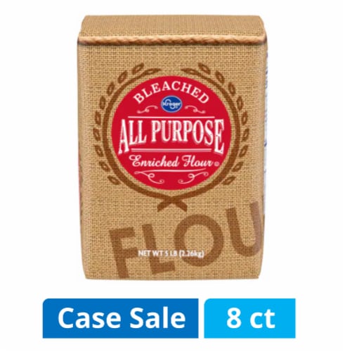 Kroger® Bleached All-Purpose Enriched Flour Case Sale Perspective: front