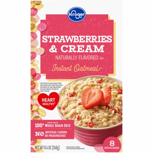 Kroger® Strawberries and Cream Instant Oatmeal Case Sale, 12 ct / 13.1 oz -  Kroger