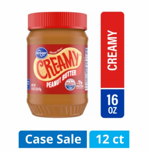 Kroger® Creamy Peanut Butter Case Sale Perspective: front