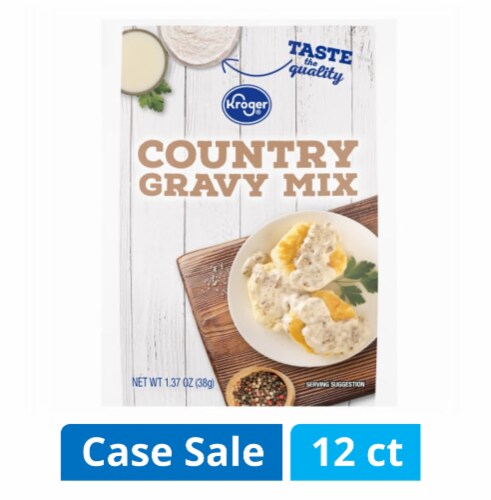 Kroger® Country Gravy Mix Case Perspective: front