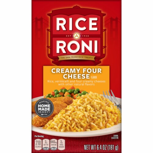Rice-A-Roni Creamy Four Cheese Rice Case Sale Perspective: front