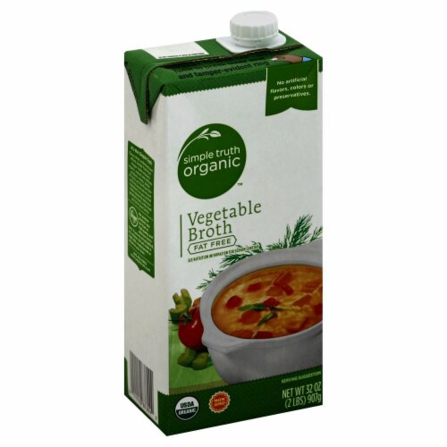 Simple Truth Organic™ Vegetable Broth Case Sale Perspective: front