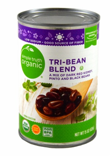 Simple Truth Organic™ Tri-Bean Blend (12 Pack) Perspective: front