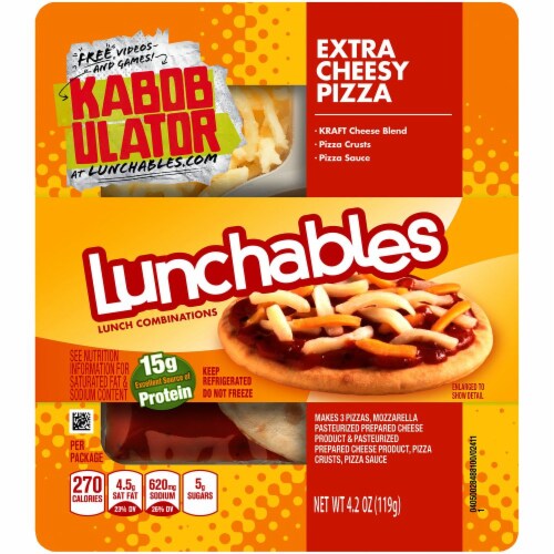 Oscar Mayer Cheese Pizza Lunchable Case Sale Perspective: front