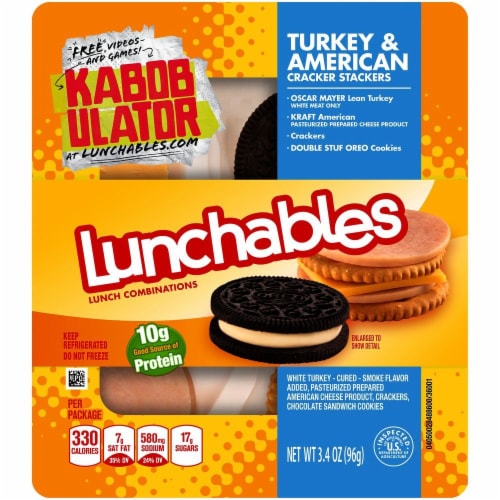 Oscar Mayer Turkey & American Cheese Lunchable Case Sale Perspective: front