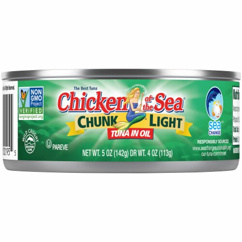 Chicken of the Sea® Chunk Light Tuna in Oil Case Sale Perspective: front