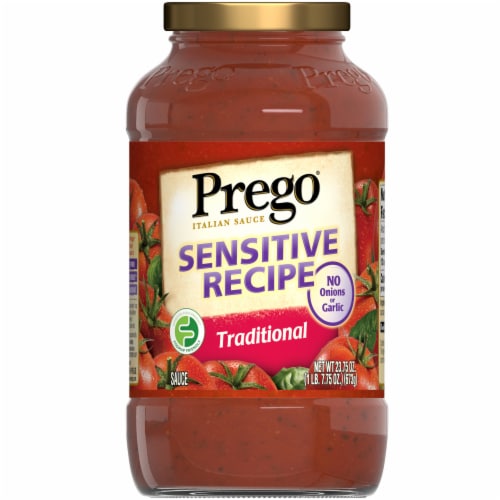 Prego Sensitive Recipe Traditional Italian Pasta Sauce (6 Pack) Perspective: front