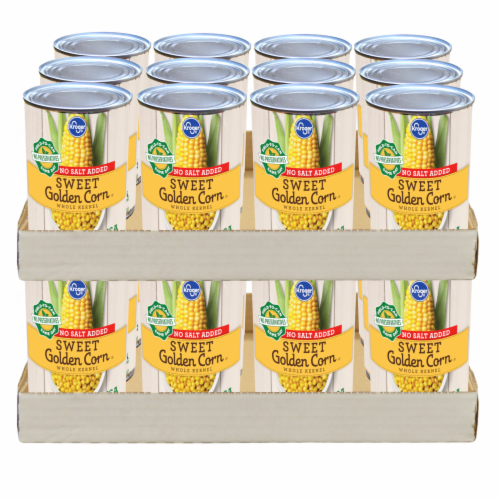 Kroger® No Salt Sweet Golden Corn Case Sale Perspective: front