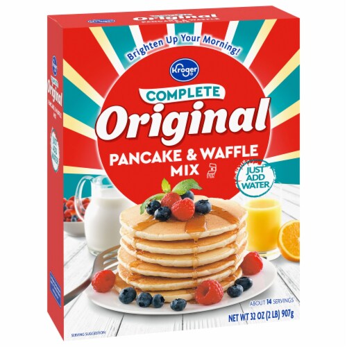 Kroger® Complete Original Pancake & Waffle Mix Case Perspective: front